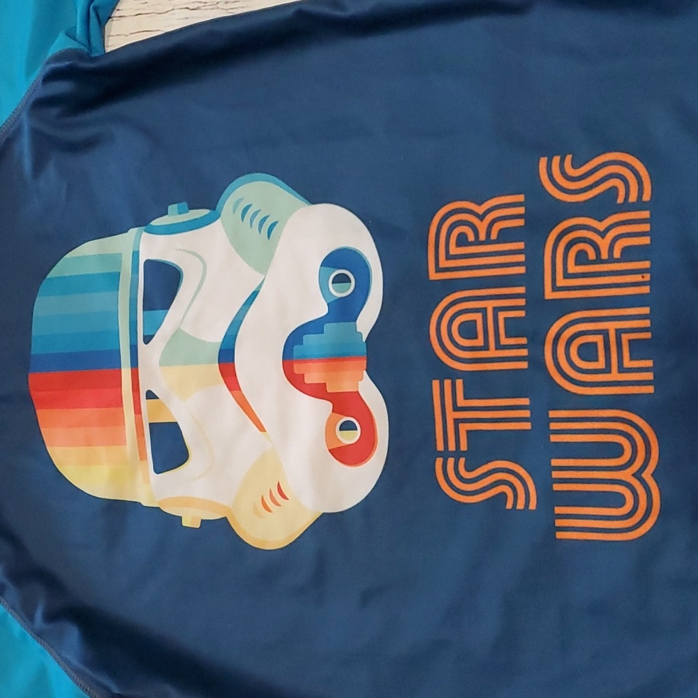 DISNEY STAR WARS BOYS RASHGUARD - Picture 3 of 7